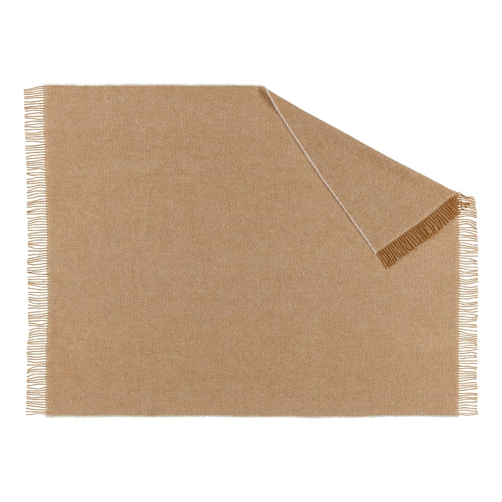 Pled wełniany Sandstone 130x180 cm, Mustard Scandi Living