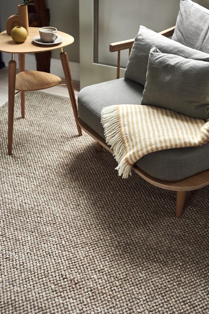 Pled wełniany Tidal 130x180 cm, Mustard Scandi Living