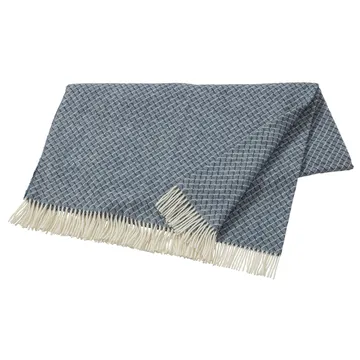 Pled wełniany Wicker - Dark blue - Scandi Living
