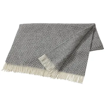 Pled wełniany Wicker - Grey - Scandi Living