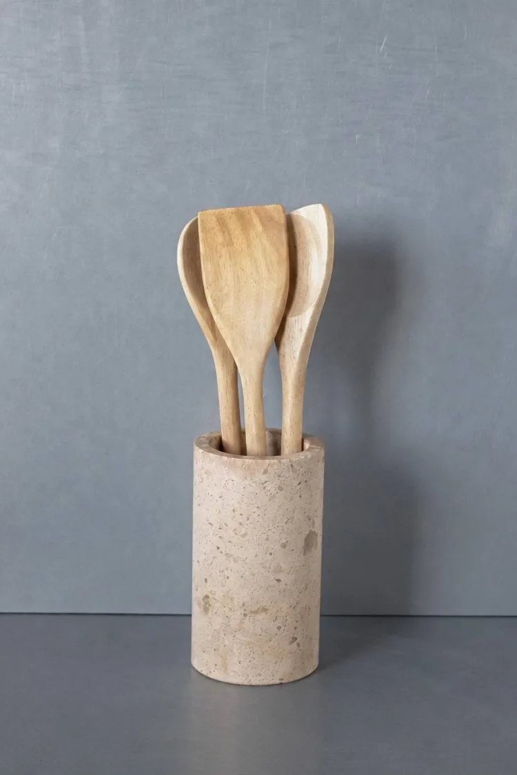 Pojemnik na przybory kuchenne Ridge, Ø9,6x17 cm Scandi Living