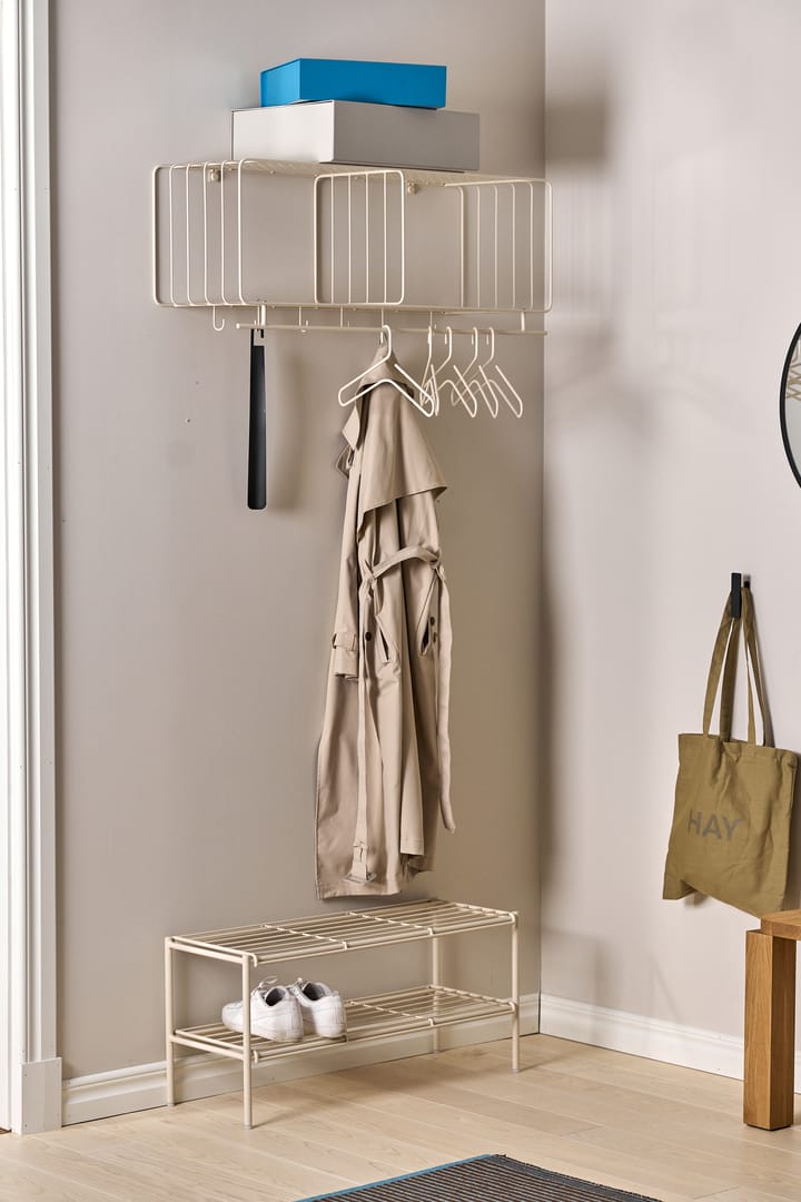 Półka na buty Nod 80x30x37 cm, Beige Scandi Living