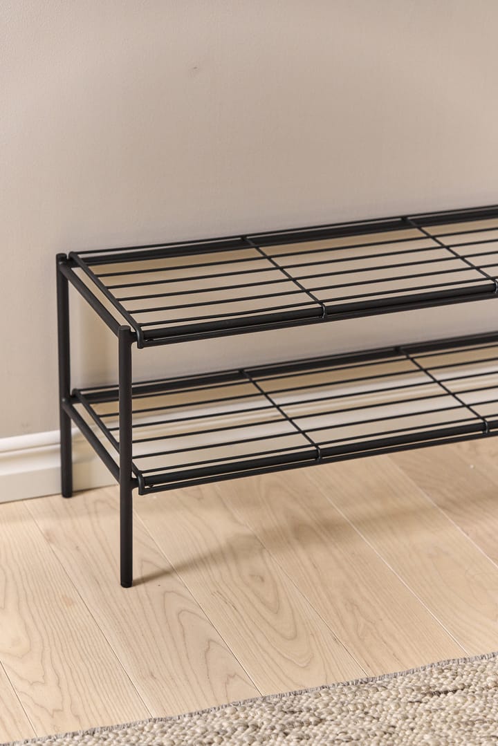 Półka na buty Nod 80x30x37 cm, Black Scandi Living