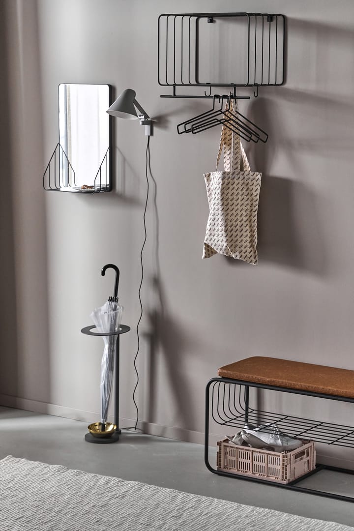 Półka na kapelusze Nod 45 cm, Black Scandi Living