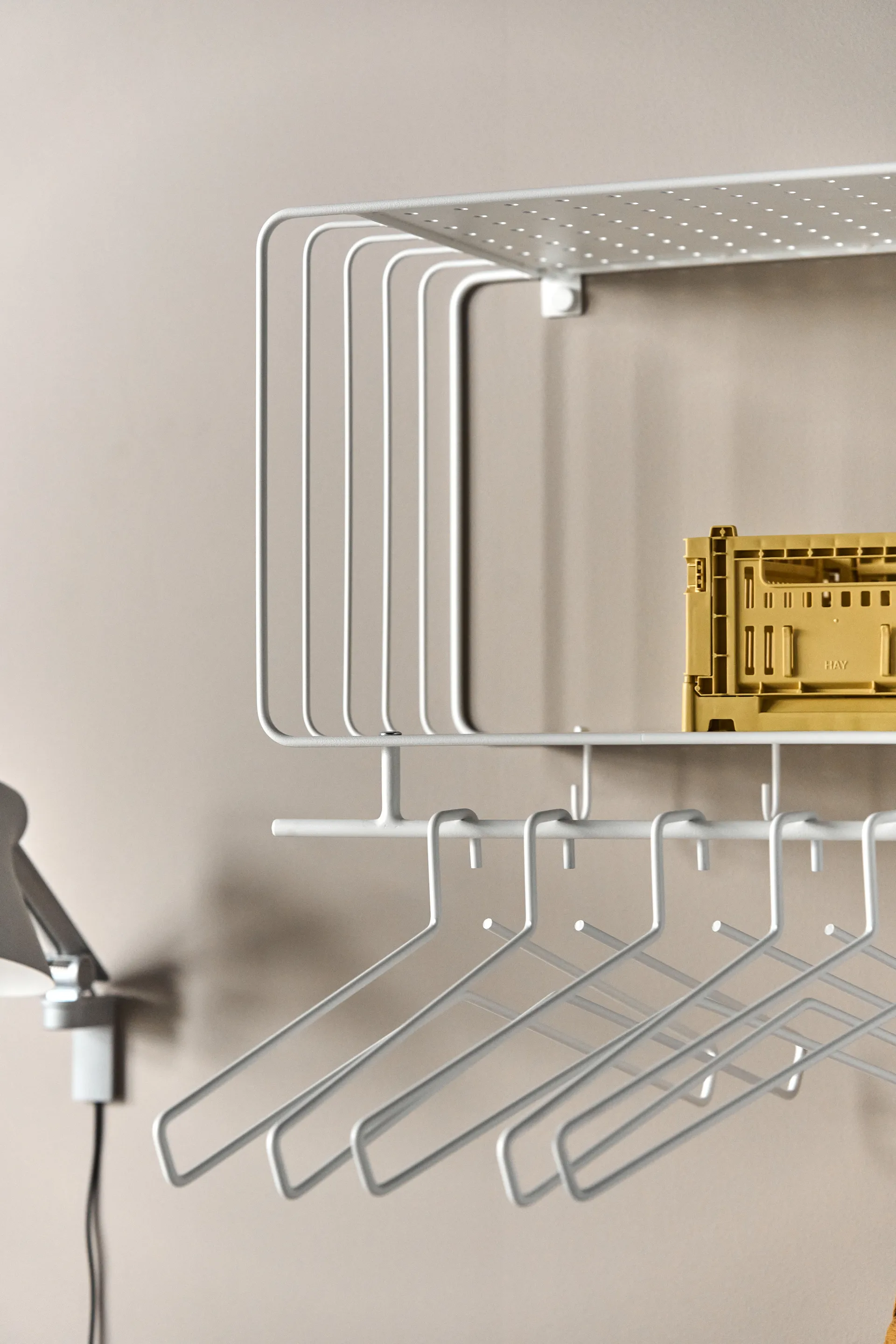 Półka na kapelusze Nod 45 cm, White Scandi Living