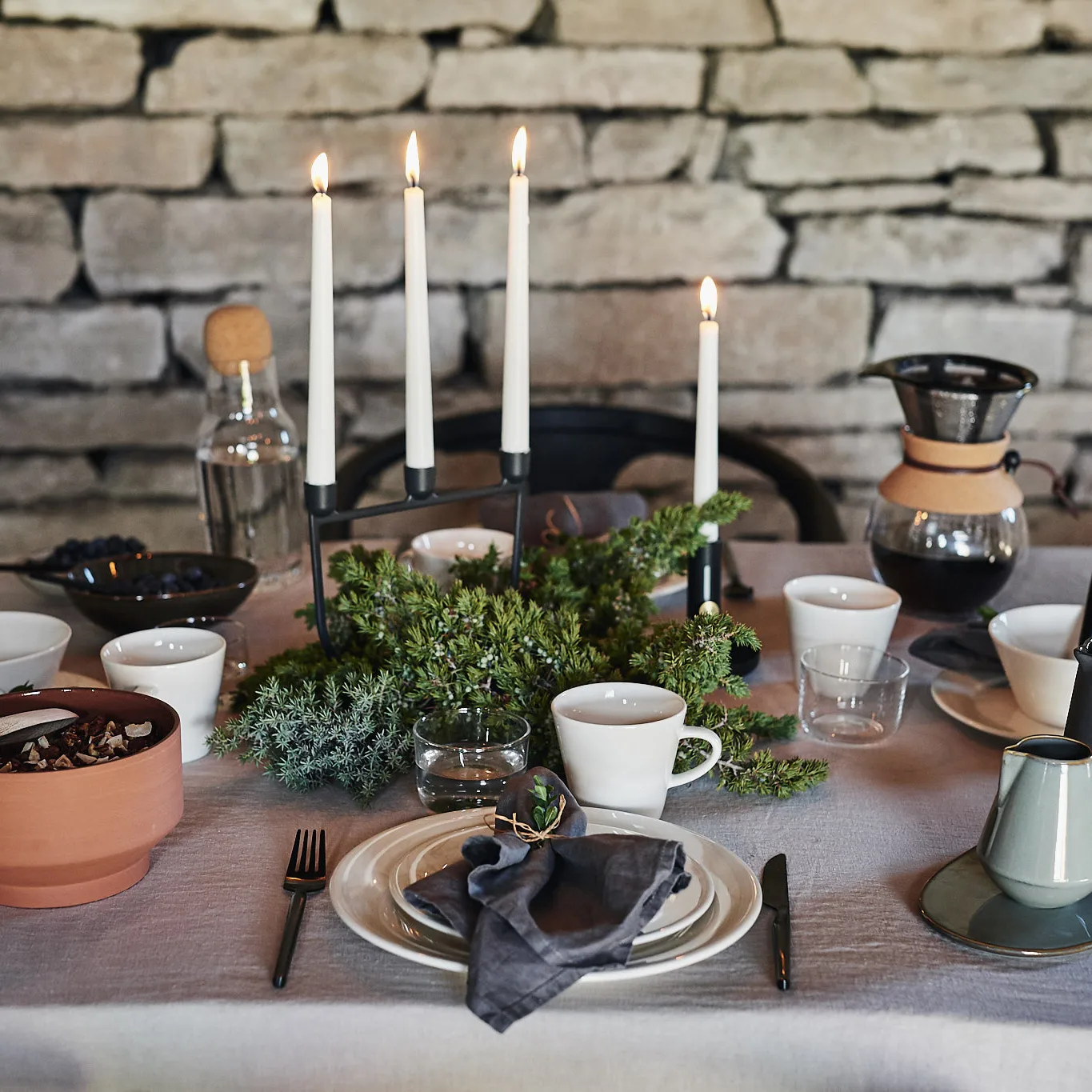 Półmisek Kalk 21 cm 4-pak, biały Scandi Living