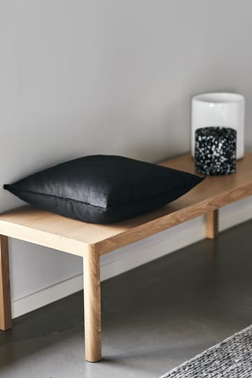 Poszewka na poduszkę Calm, len 50x50 cm - Carbon - Scandi Living