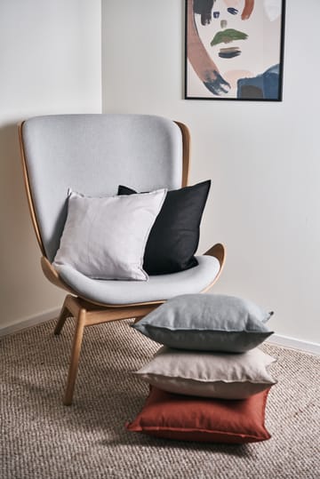 Poszewka na poduszkę Calm, len 50x50 cm - Carbon - Scandi Living