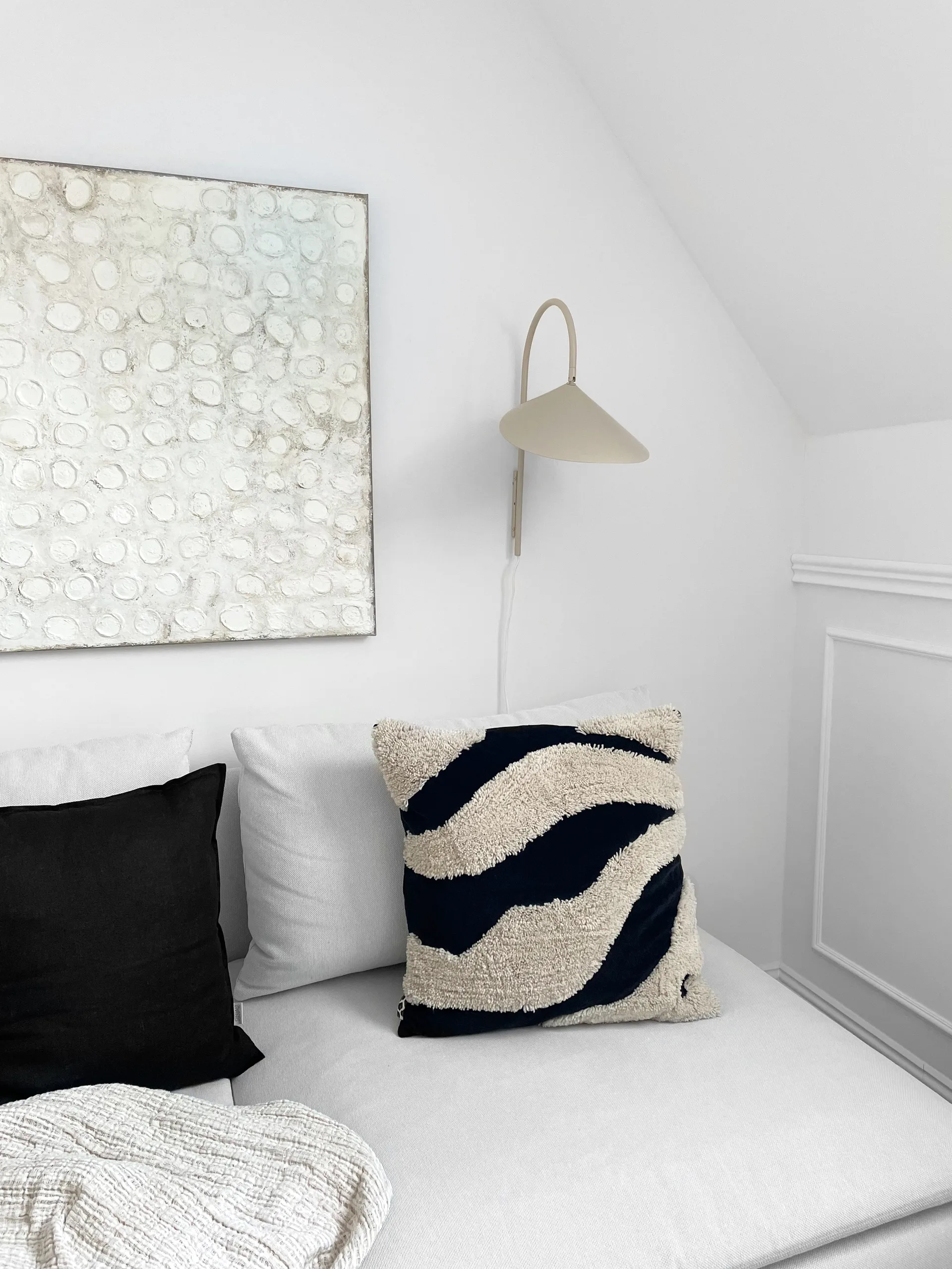 Poszewka na poduszkę Calm, len 50x50 cm, Carbon Scandi Living