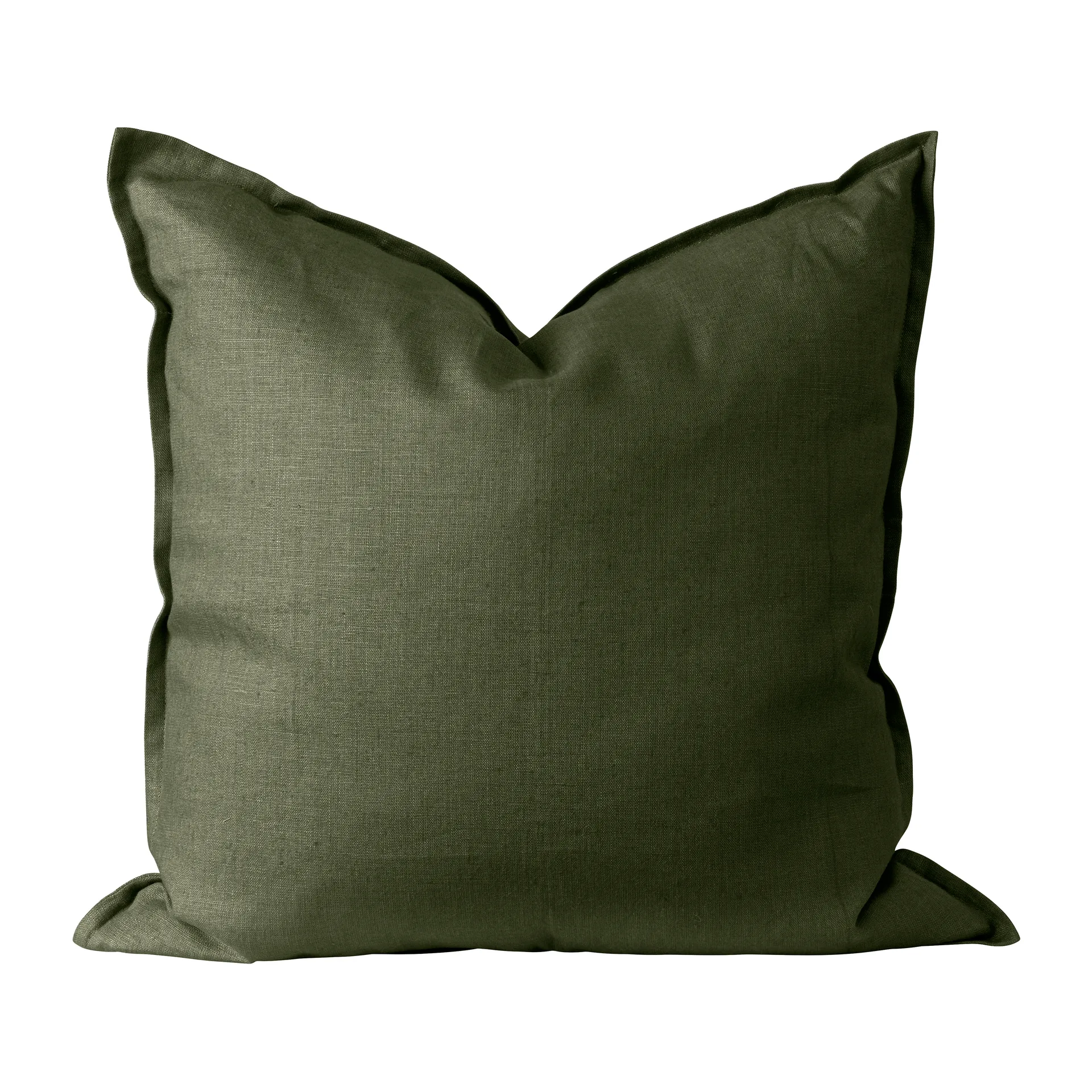 Poszewka na poduszkę Calm, len 50x50 cm, Forest Green Scandi Living
