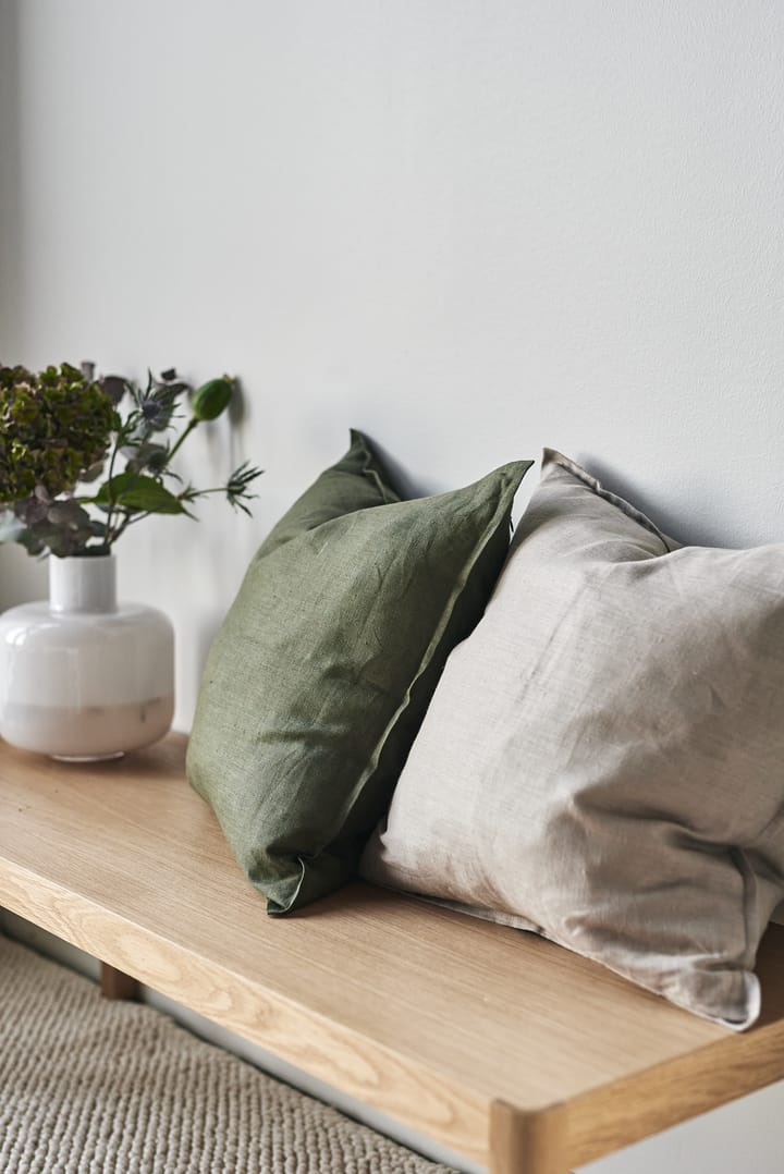 Poszewka na poduszkę Calm, len 50x50 cm, Forest Green Scandi Living