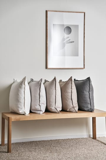 Poszewka na poduszkę Calm, len 50x50 cm - Icy Grey - Scandi Living