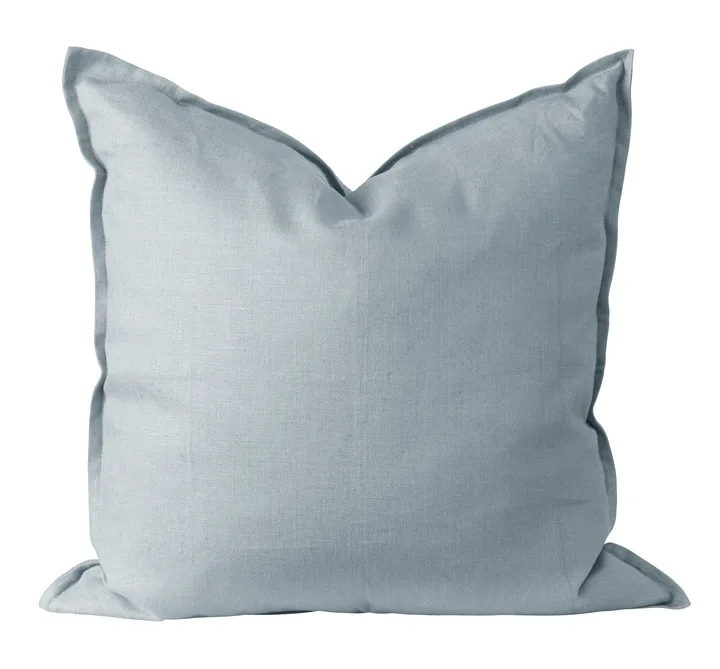 Poszewka na poduszkę Calm, len 50x50 cm - Sky Blue - Scandi Living