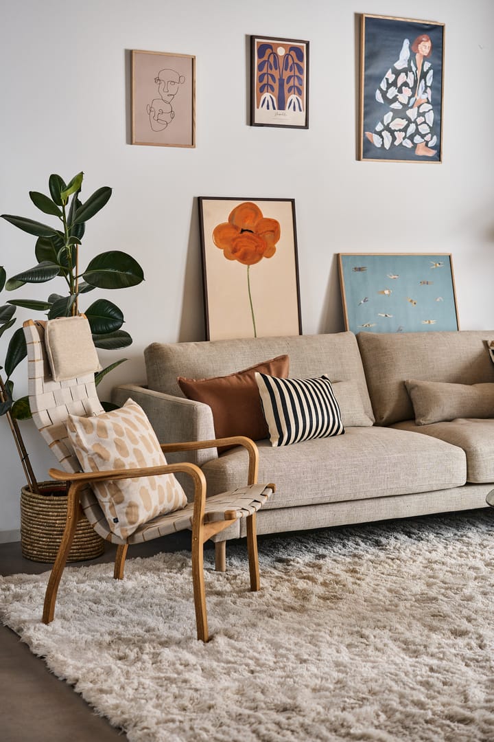 Poszewka na poduszkę lniana Calm 40x60 cm, Almond Brown Scandi Living