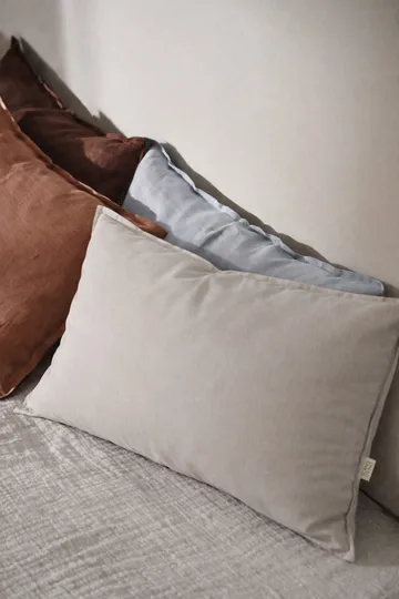 Poszewka na poduszkę lniana Calm 40x60 cm - Greige - Scandi Living