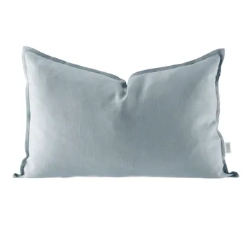 Poszewka na poduszkę lniana Calm 40x60 cm - Sky Blue - Scandi Living