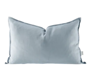 Poszewka na poduszkę lniana Calm 40x60 cm - Sky Blue - Scandi Living