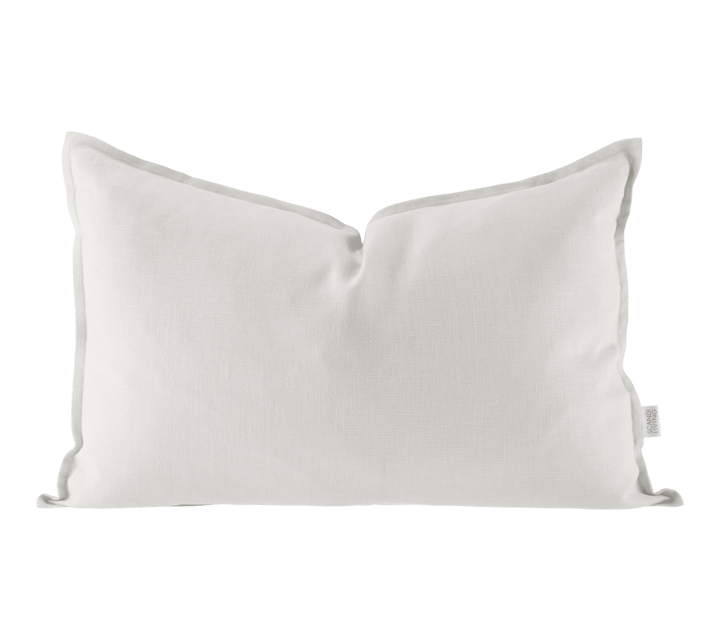 Poszewka na poduszkę lniana Calm 40x60 cm - White - Scandi Living