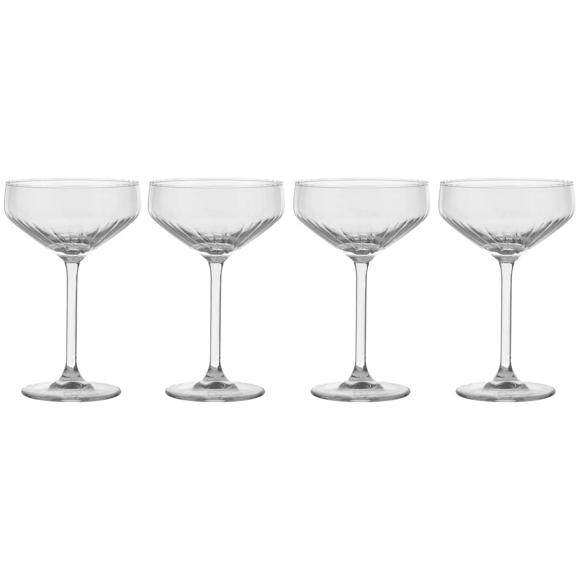Pristine kieliszek do szampana 290 ml, 4‑pak, Jasny Scandi Living