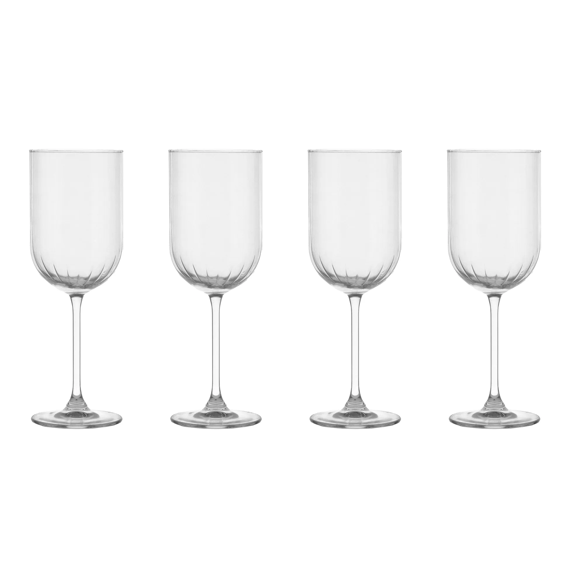 Pristine kieliszki do czerwonego wina 410 ml, 4‑pak, Jasny Scandi Living