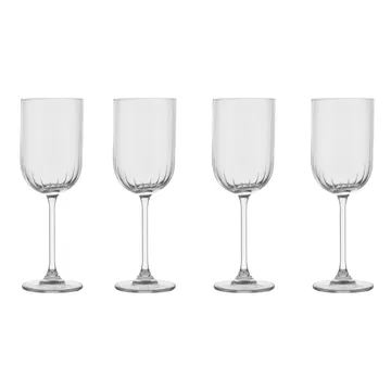 Pristine kieliszki do wina białego 320 ml, zestaw 4 szt. - Jasny - Scandi Living