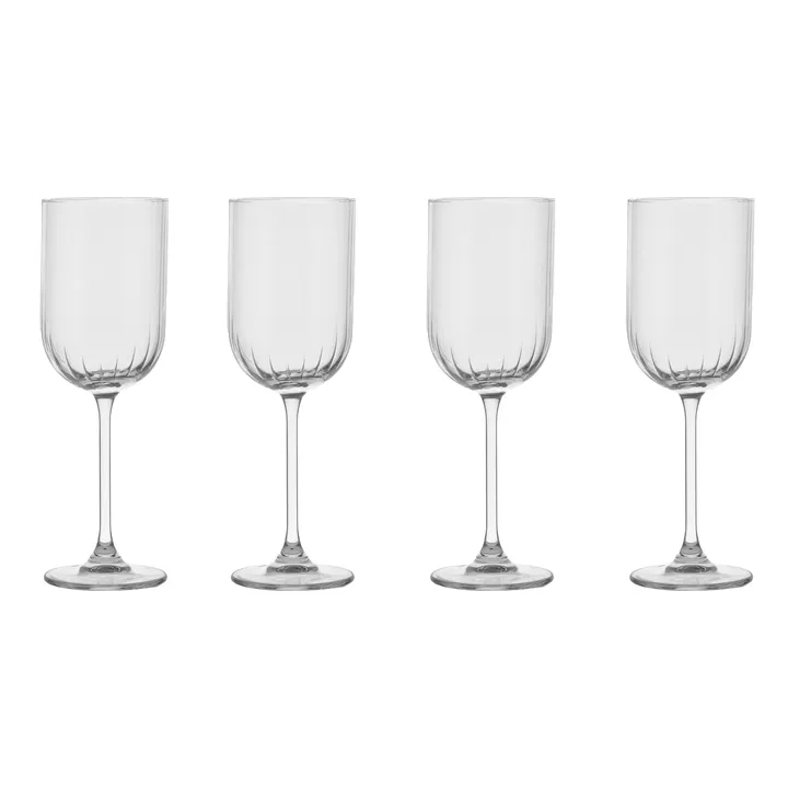 Pristine kieliszki do wina białego 320 ml, zestaw 4 szt. - Jasny - Scandi Living