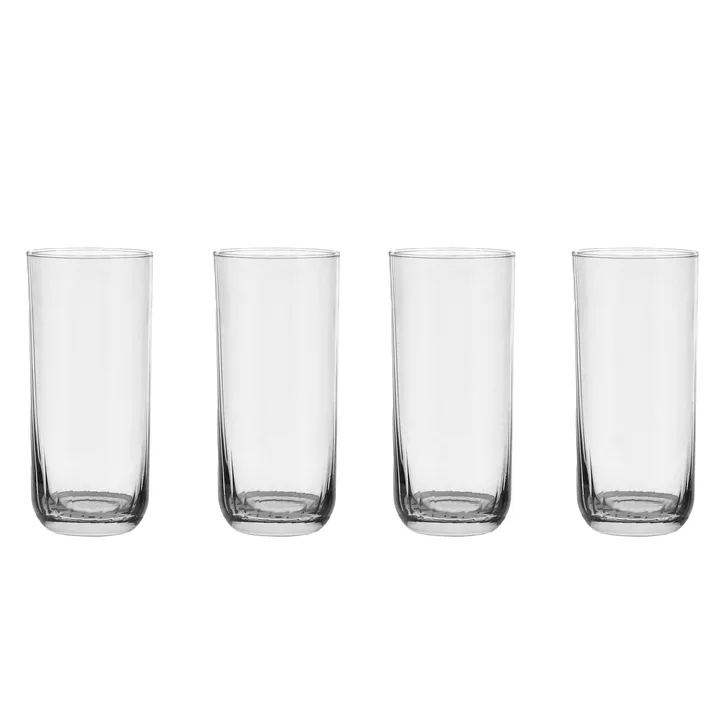 Pristine szklanki typu highball 400 ml, 4‑pak - Jasny - Scandi Living