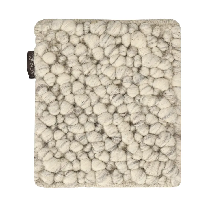 Próbka dywanu wełnianego Mire - Naturalny biały - Scandi Living