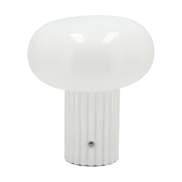 Przenośna lampa stołowa Haven 22 cm - Biała - Scandi Living