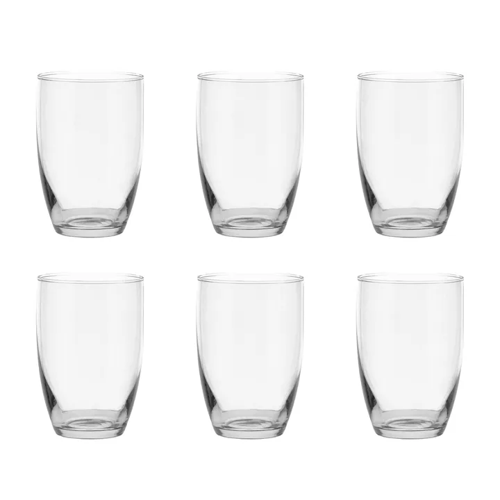 Pure szklanki do napojów 350 ml, 6‑pak - Jasny - Scandi Living