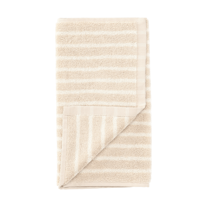 Ręcznik Drift 30x50 cm - Beżowo-biały - Scandi Living