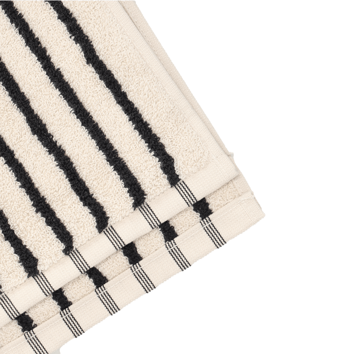 Ręcznik Drift 30x50 cm, Biało-czarny Scandi Living