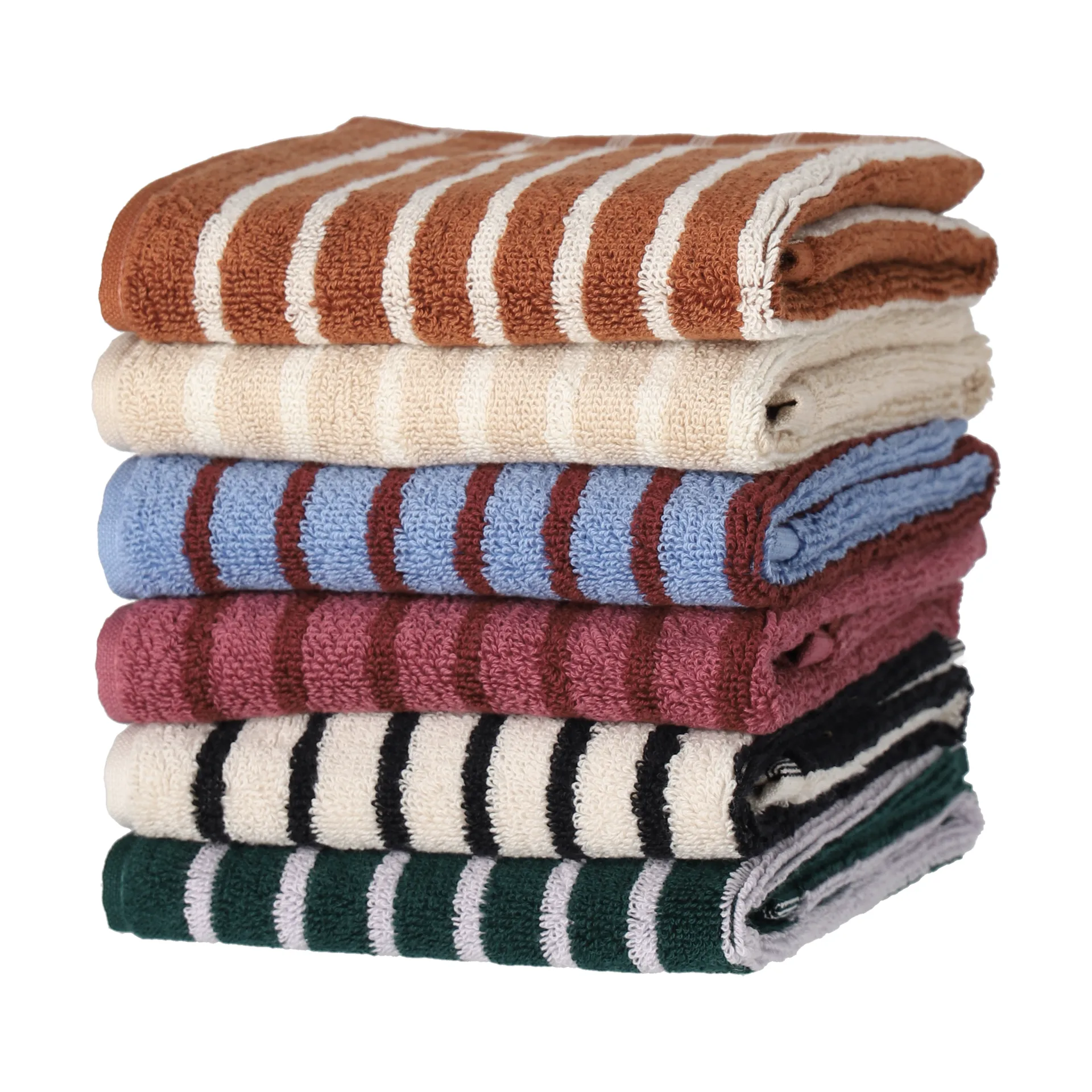 Ręcznik Drift 30x50 cm, Brązowo-biały Scandi Living