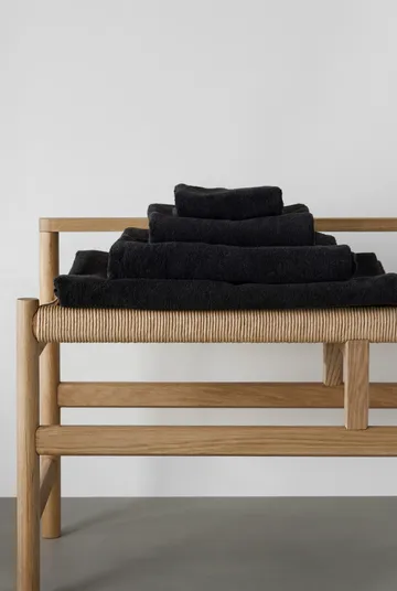 Ręcznik Drift 30x50 cm - Czarny - Scandi Living