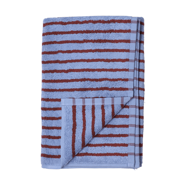 Ręcznik Drift 50x70 cm - Niebiesko-czerwony - Scandi Living