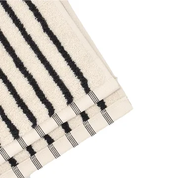 Ręcznik kąpielowy Drift 100×150 cm - Biały-czarny - Scandi Living