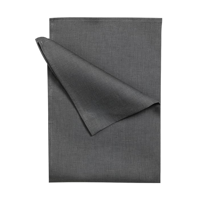 Ręcznik kuchenny Clean Linen 47x70 cm 2-pak - Charcoal - Scandi Living