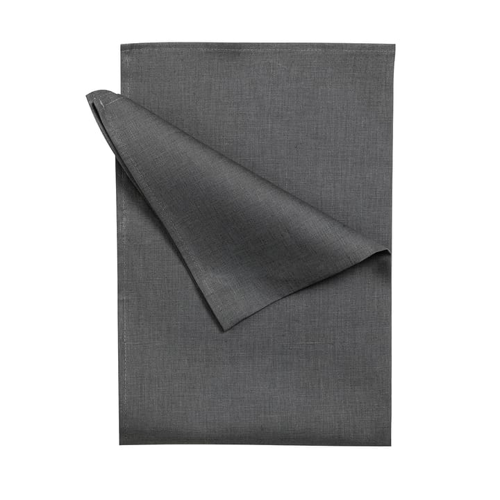 Ręcznik kuchenny Clean Linen 47x70 cm 2-pak - charcoal - Scandi Living