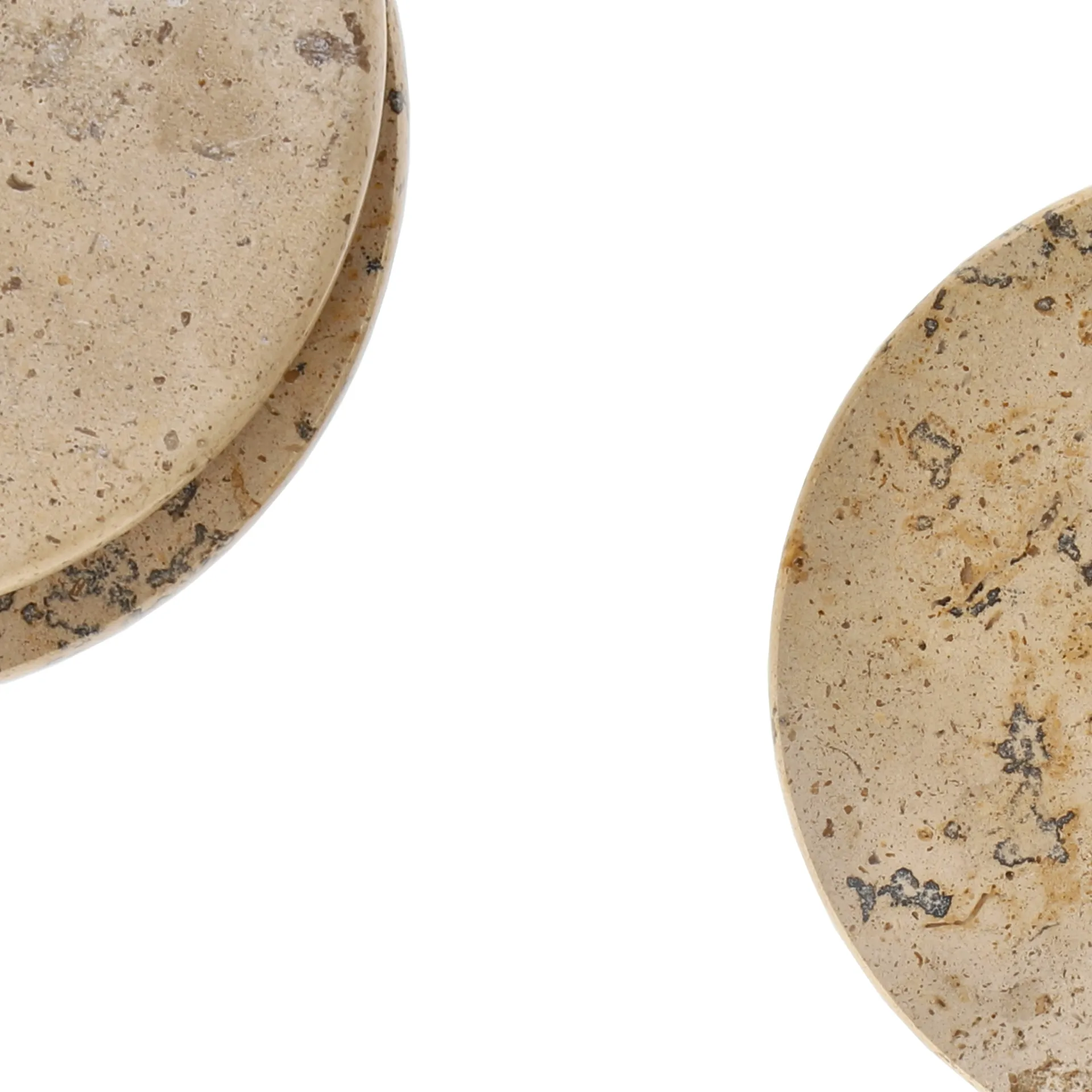 Ridge podkładki szklane Ø10 cm 4-pak, Marmur Scandi Living