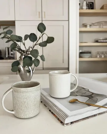 Sandsbro kubek jasnoszara, 30 cl, 4-pak - Scandi Living