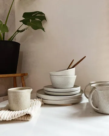 Sandsbro miska jasnoszara, Ø15 cm, 6-pak - Scandi Living