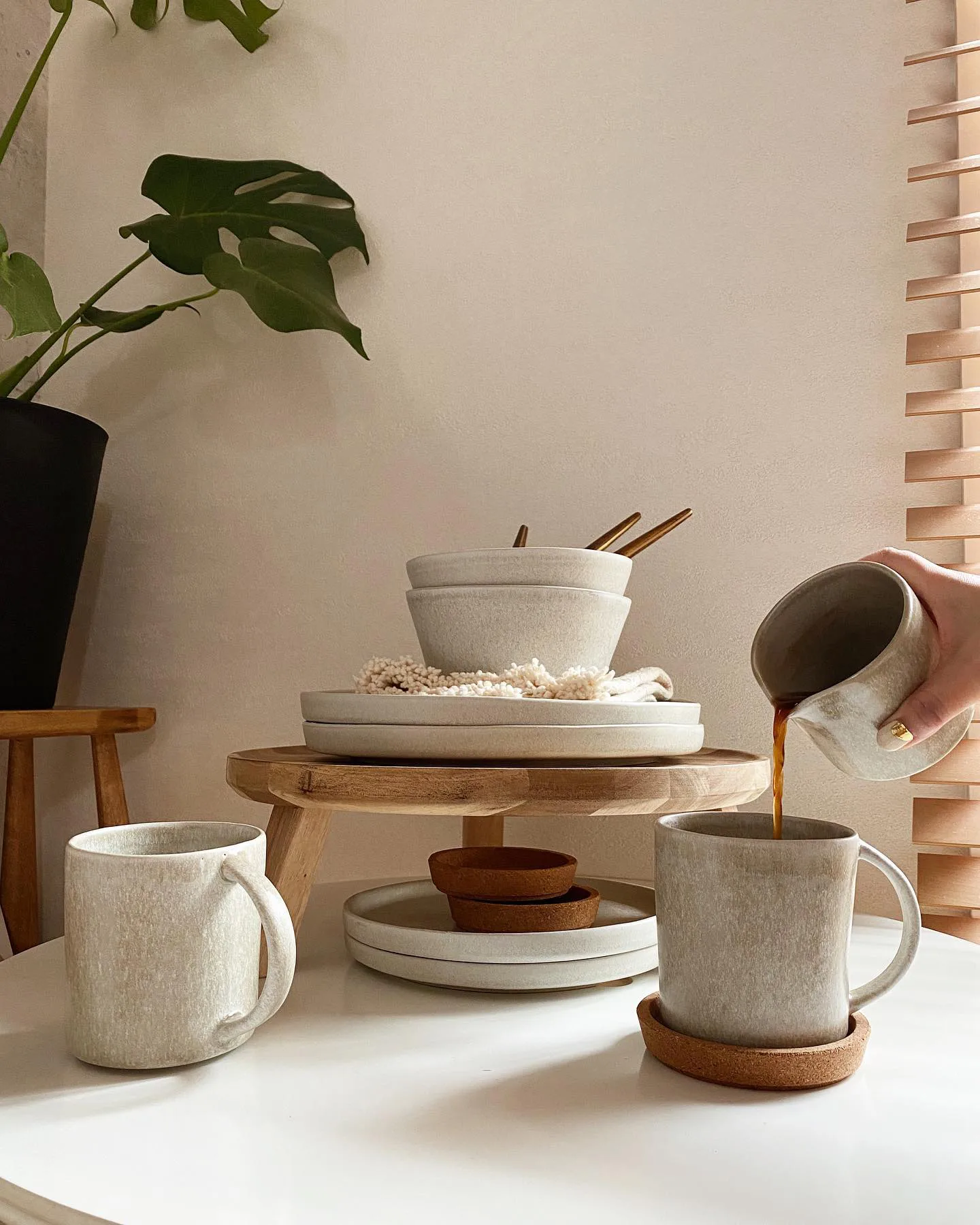 Sandsbro talerz głęboki jasnoszara, Ø23 cm, 4-pak Scandi Living