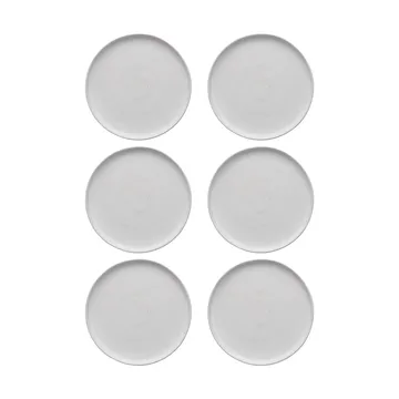 Sandsbro talerz offwhite, Ø20 cm, 6-pak - Scandi Living