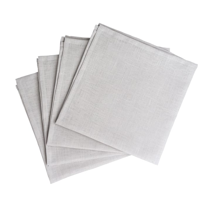 Serwetki lniane Clean 45x45 cm 4-pak - icy grey - Scandi Living