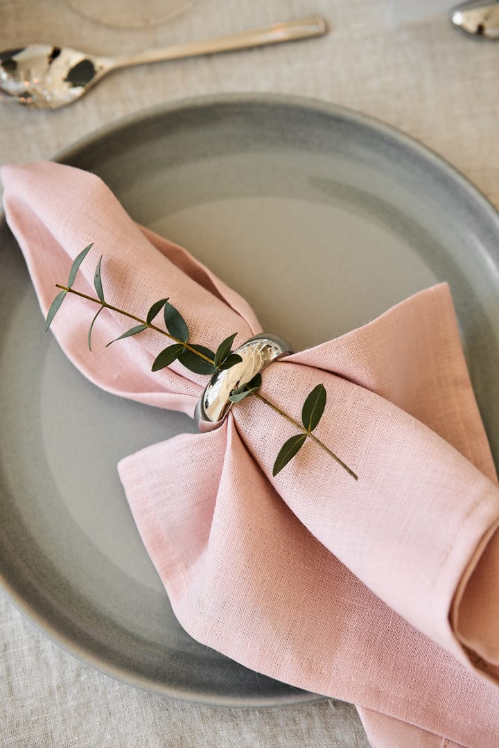 Serwetki lniane Clean 45x45 cm 4 szt, Dusty Rose (blady róż) Scandi Living