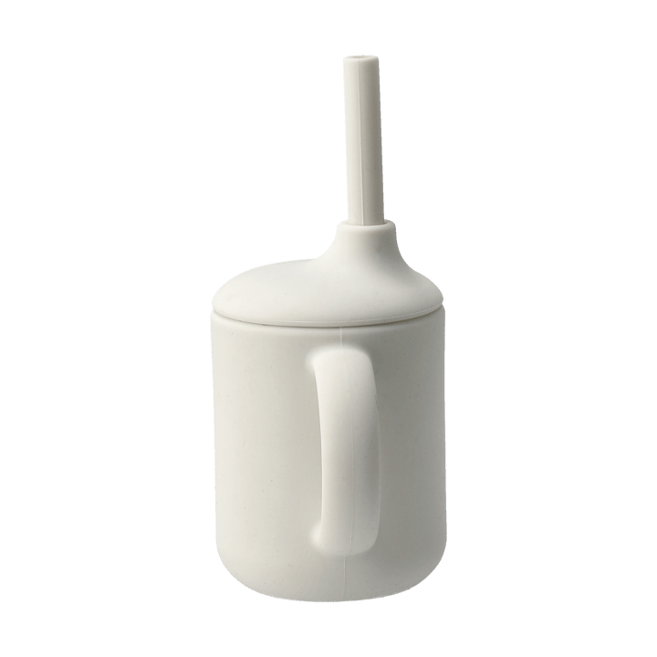 Silikonowy kubek Idun ze słomką 120 ml, Vanilla Scandi Living