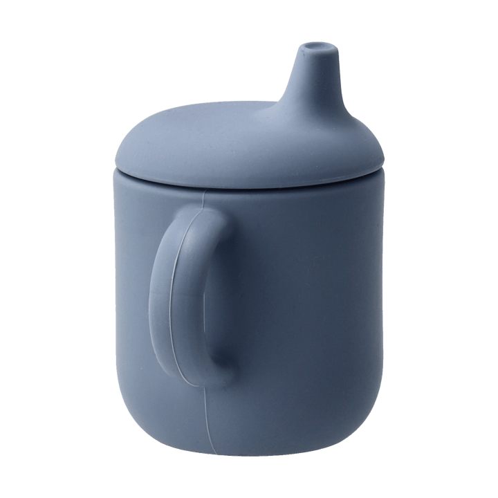 Silikonowy kubek niekapek Elvie 180 ml, Blue Scandi Living