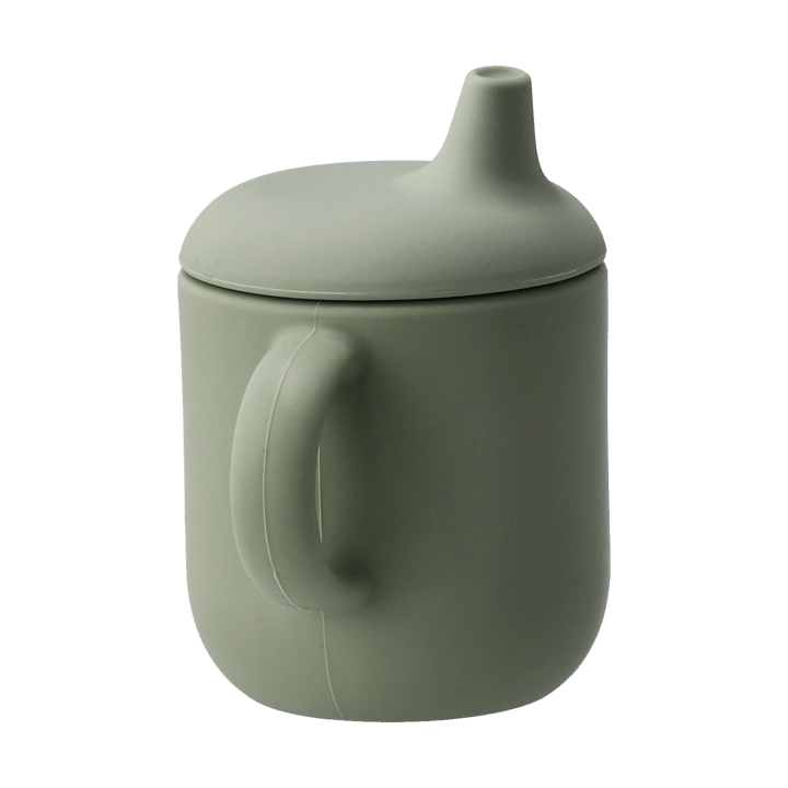 Silikonowy kubek niekapek Elvie 180 ml, Green Scandi Living