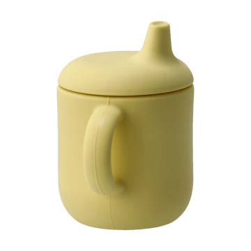 Silikonowy kubek niekapek Elvie 180 ml - Lemon - Scandi Living