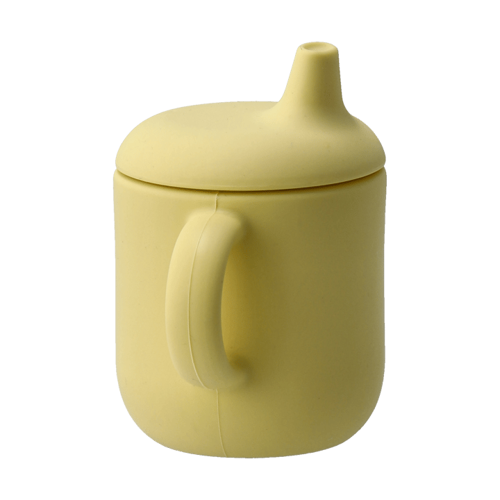 Silikonowy kubek niekapek Elvie 180 ml, Lemon Scandi Living